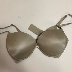 Victoria's Secret Sage Push up Bra with Pink Accent 34D